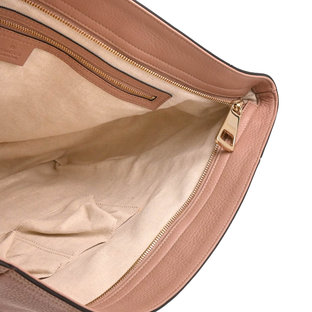 Gucci Pink Leather Tote Handbag