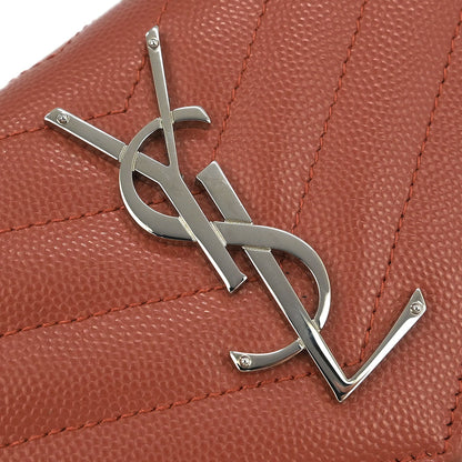 Saint Laurent Pink Envelope WOC Wallet on Chain Handbag