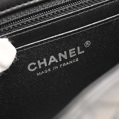 Chanel 2018-2019 Black Lambskin Classic Single Flap Shoulder Bag
