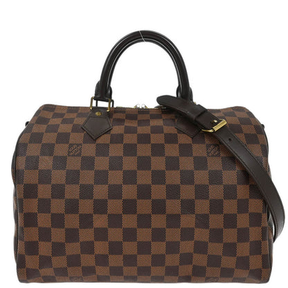 Louis Vuitton Damier Speedy Bandouliere 30 2way Shoulder Handbag N41183