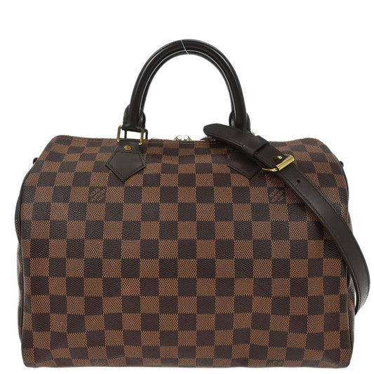 Louis Vuitton Damier Speedy Bandouliere 30 2way Shoulder Handbag N41183