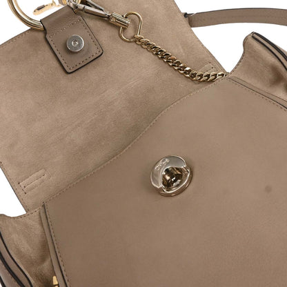 Chloe Gray Leather Faye Day 2way Shoulder Handbag