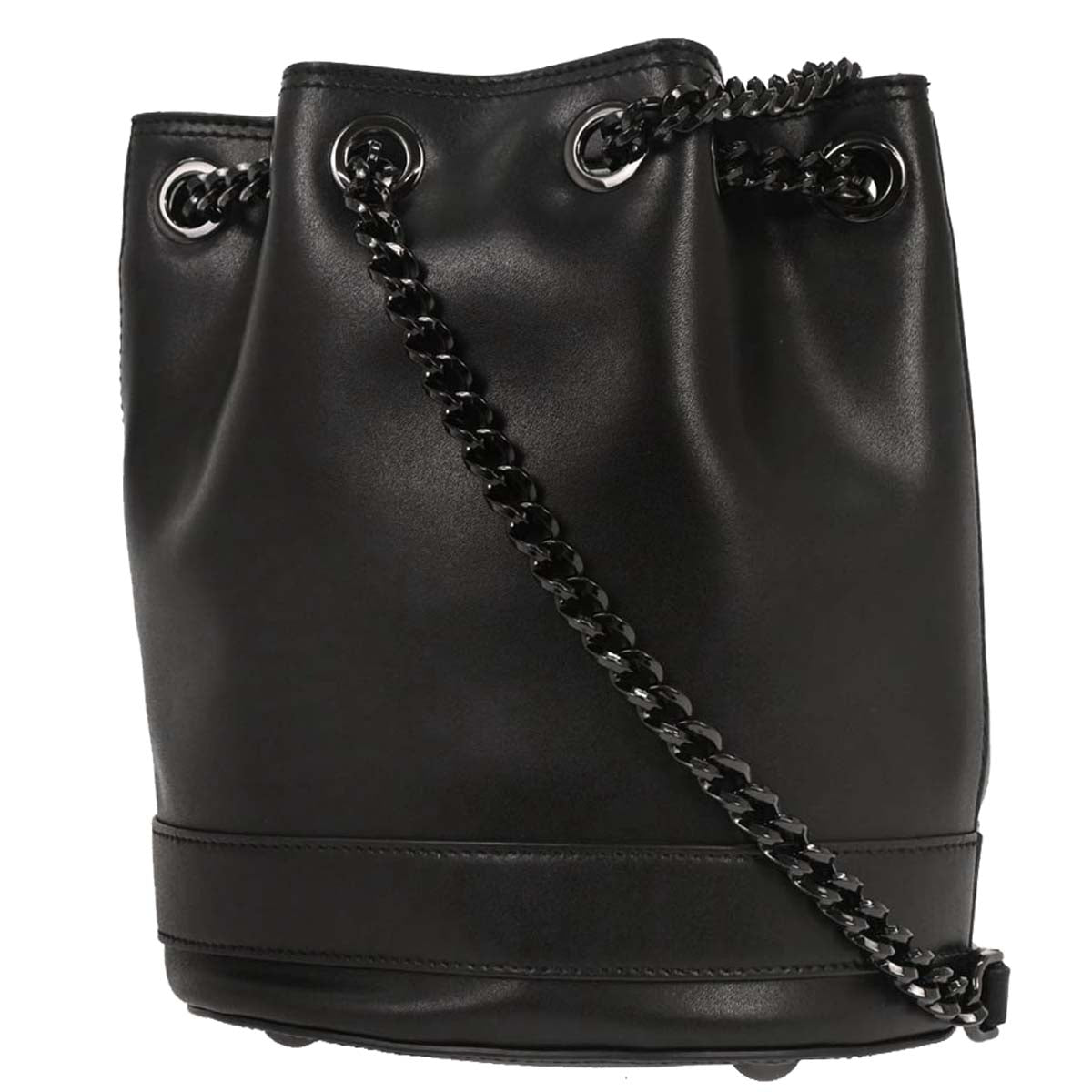Salvatore Ferragamo Black Vara Bow Drawstring Shoulder Bag