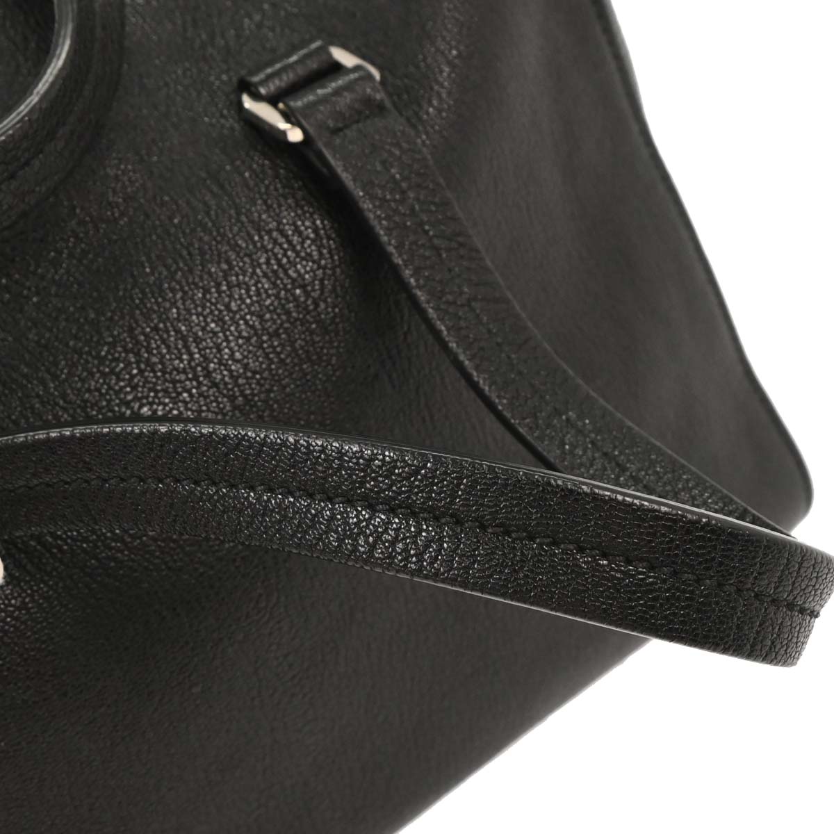 Miu Miu Black Leather 2way Shoulder Tote Handbag