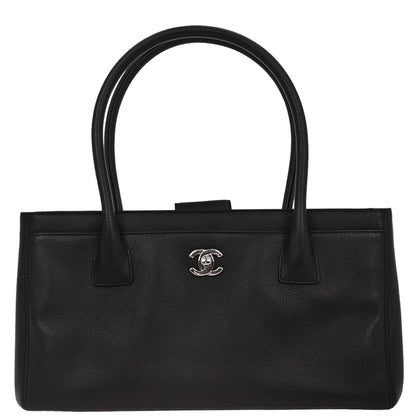 Chanel 2012-2013 Black Calfskin Executive Cerf Tote Bag