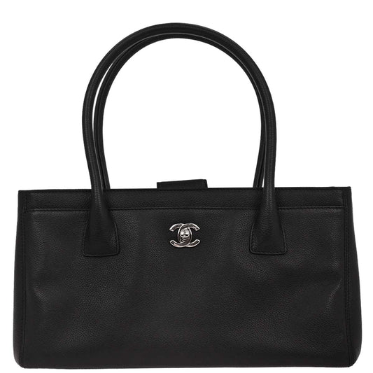 Chanel 2012-2013 Black Calfskin Executive Cerf Tote Bag