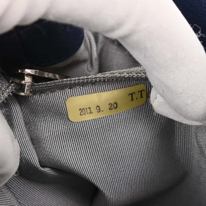Chanel 2013-2014 Blue Calfskin Chain Around Shoulder Bag