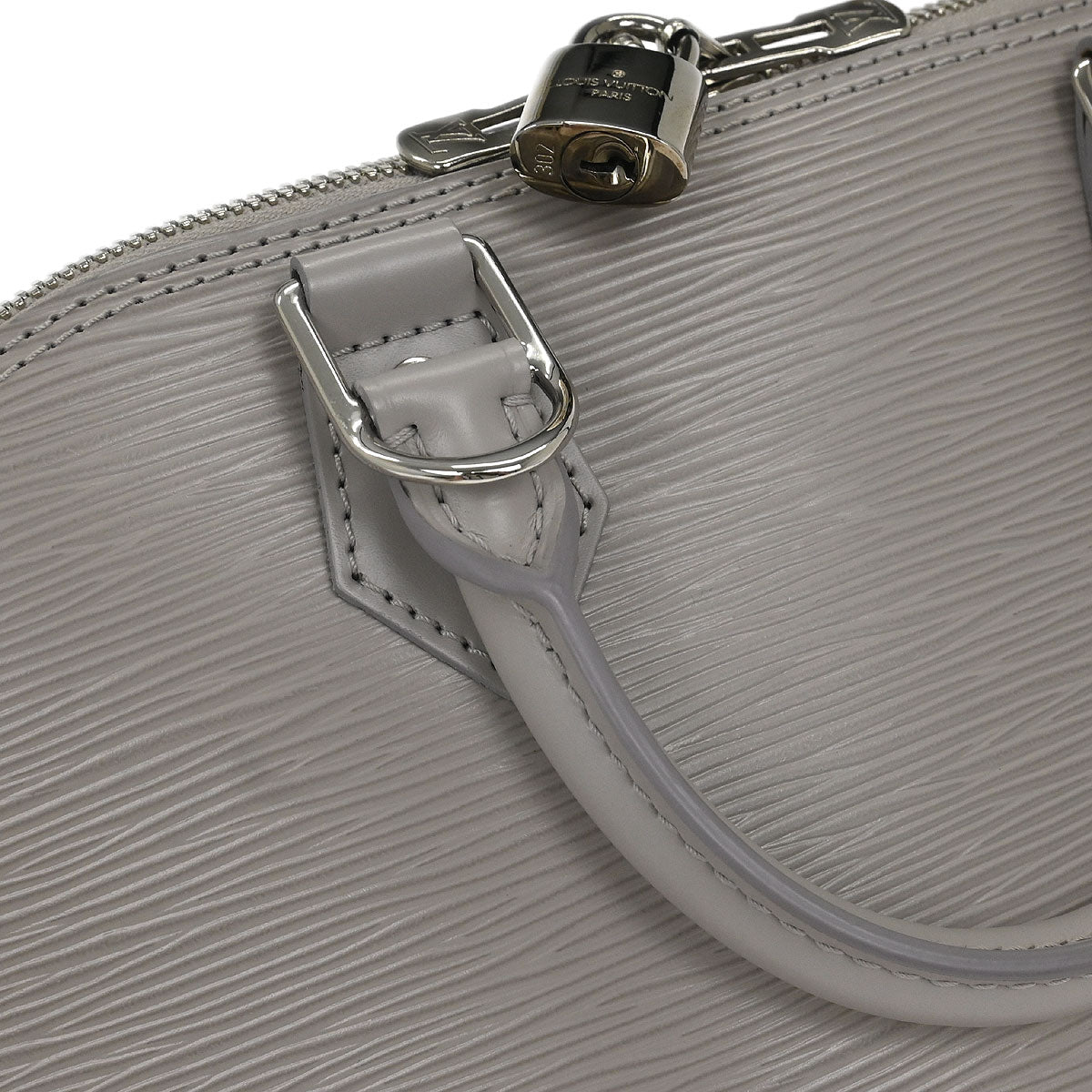 Louis Vuitton 2012 Gray Epi Alma PM Handbag M40621