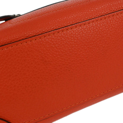 Celine Red Leather Nano Luggage Tote Bag