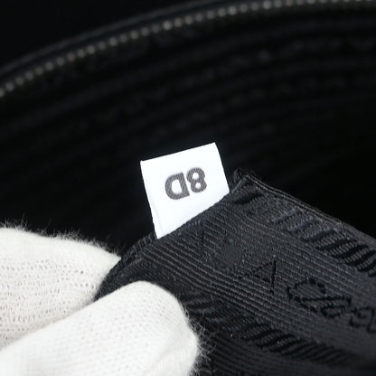 Prada Black Leather Travel Handbag