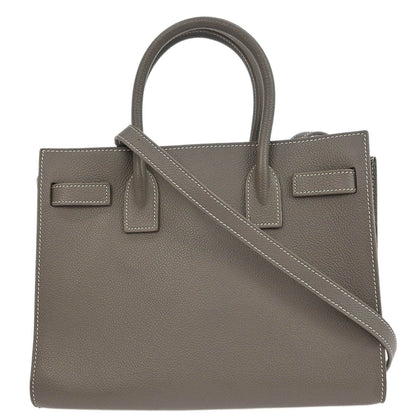 Saint Laurent Gray Sac de Jour 2way Shoulder Handbag
