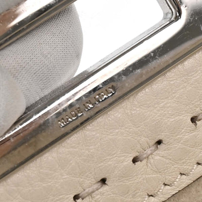 Fendi Ivory Leather Peekaboo 2way Shoulder Handbag