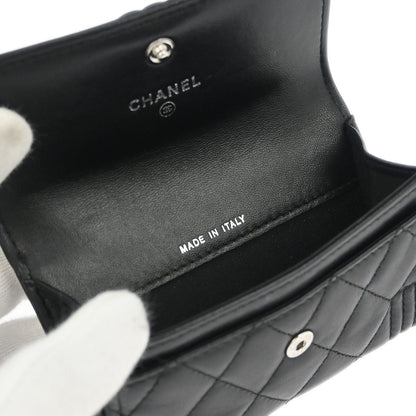 Boy Chanel 2017-2018 Black Lambskin Cardholder