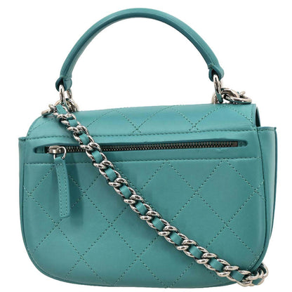 Chanel 2017 Emerald Green Calfskin Ring My Bag 2way Shoulder Handbag