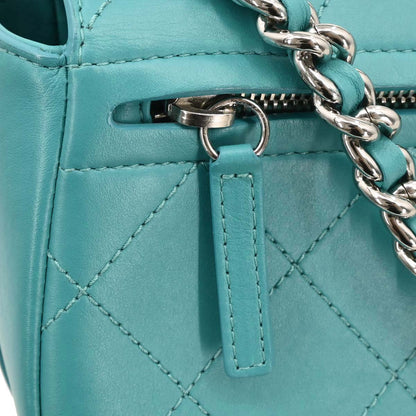Chanel 2017 Emerald Green Calfskin Ring My Bag 2way Shoulder Handbag