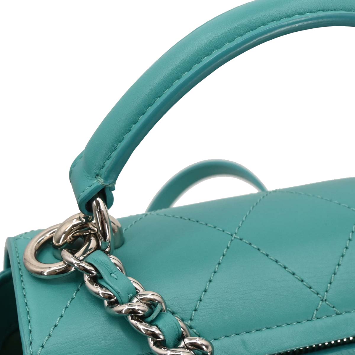 Chanel 2017 Emerald Green Calfskin Ring My Bag 2way Shoulder Handbag