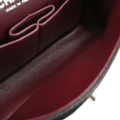 Chanel 2019 Black Caviar Small Classic Double Flap Shoulder Bag