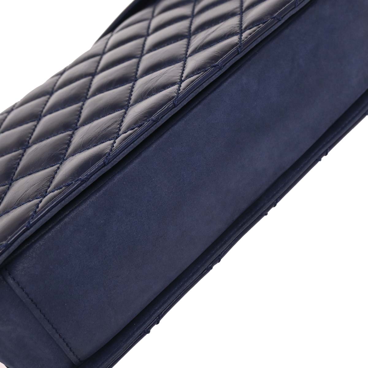 Chanel 2016-2017 Navy Calfskin Day Trip Flap Bag