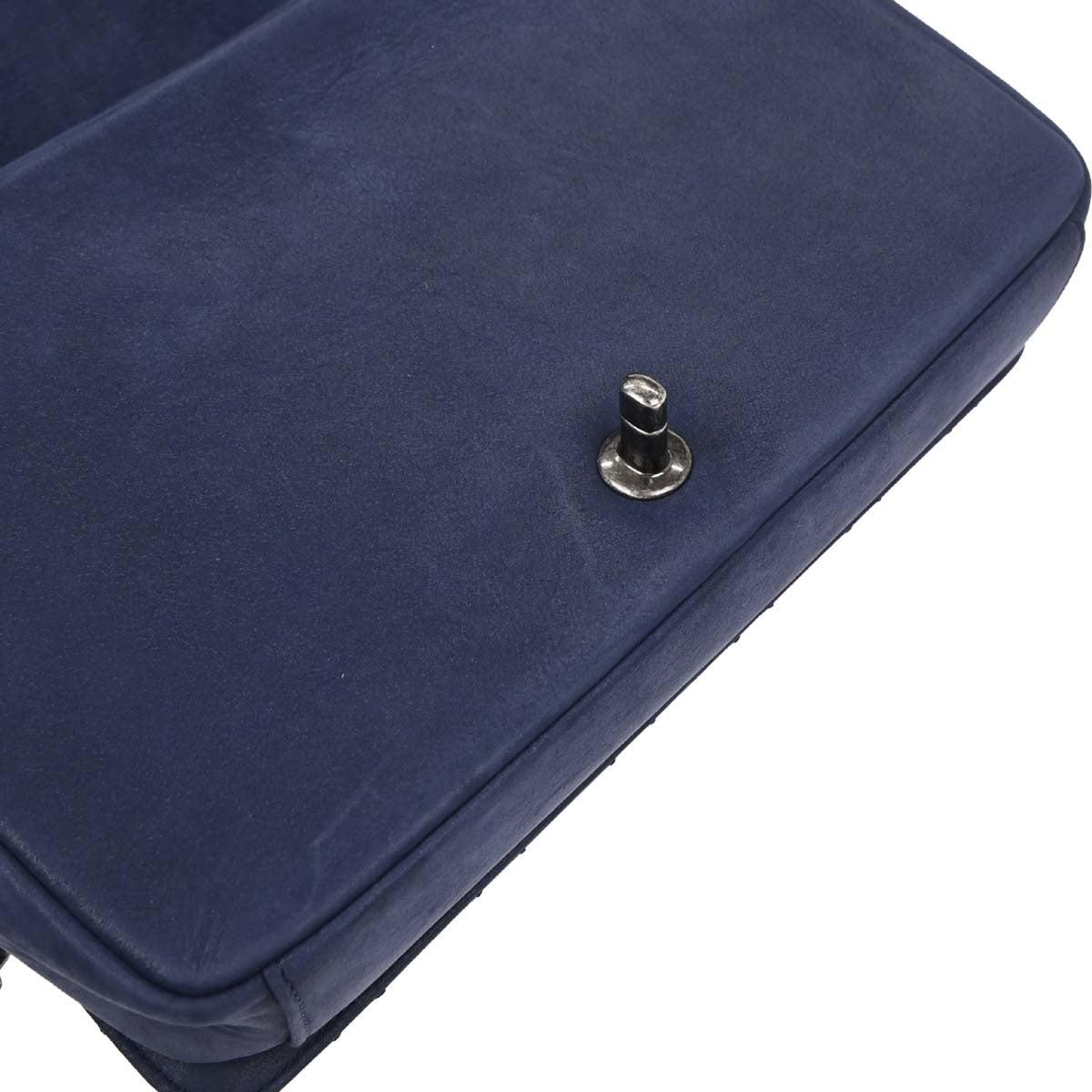 Chanel 2016-2017 Navy Calfskin Day Trip Flap Bag