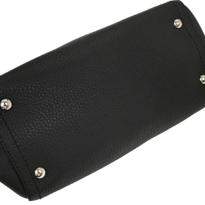 Salvatore Ferragamo Black 2way Shoulder Tote Bag