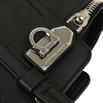 Salvatore Ferragamo Black 2way Shoulder Tote Bag