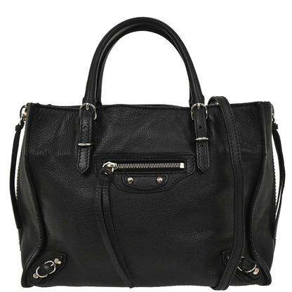 Balenciaga Black Papier A6 Tote Shoulder Bag