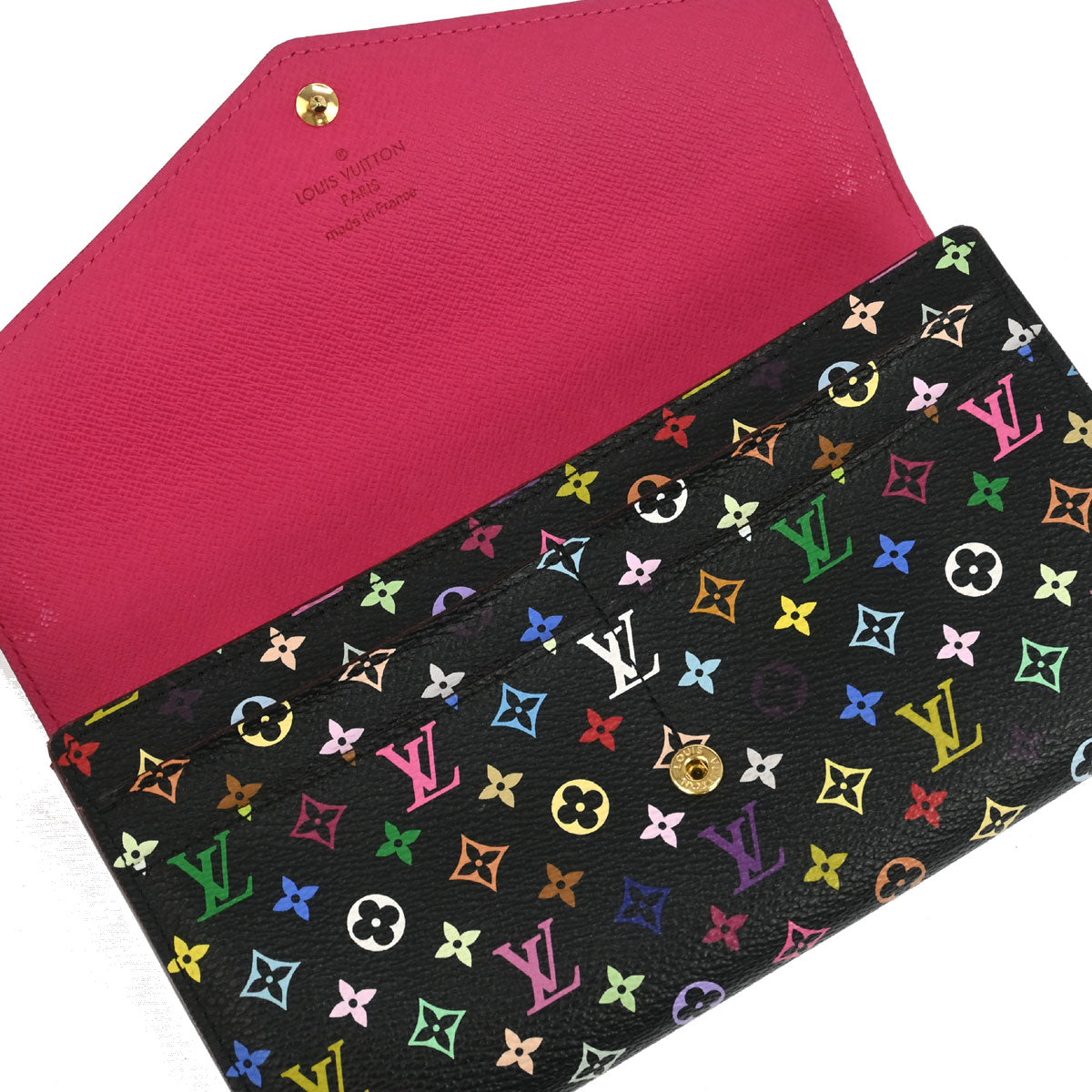 Louis Vuitton 2014 Multicolor Portefeuille Sarah Wallet M60668