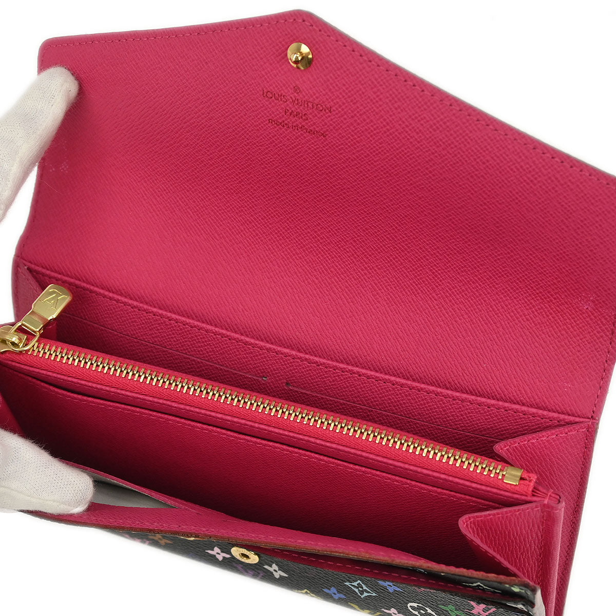 Louis Vuitton 2014 Multicolor Portefeuille Sarah Wallet M60668