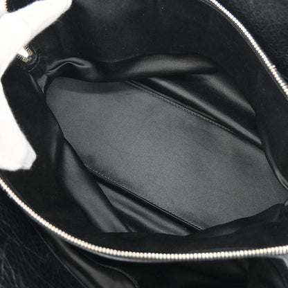 Chanel 2009-2010 Black Calfskin On the Road Tote Handbag