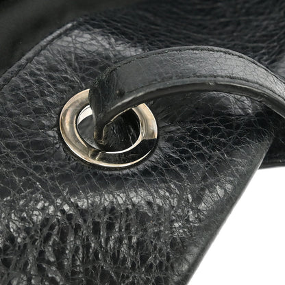 Chanel 2009-2010 Black Calfskin On the Road Tote Handbag
