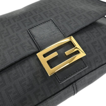 Fendi Gray Zucchino Mamma Baguette Handbag