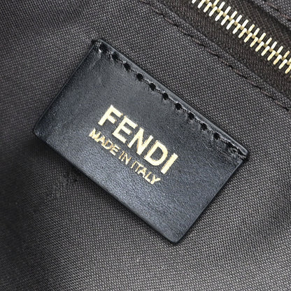 Fendi Gray Zucchino Mamma Baguette Handbag