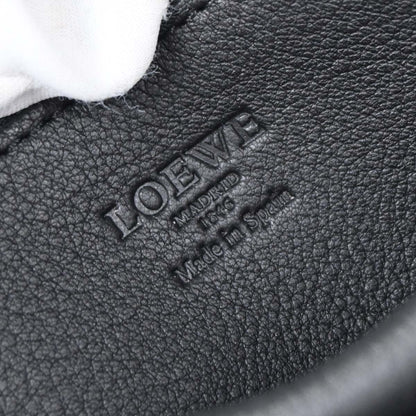 Loewe Black Suede Leather Amazona 28 Handbag