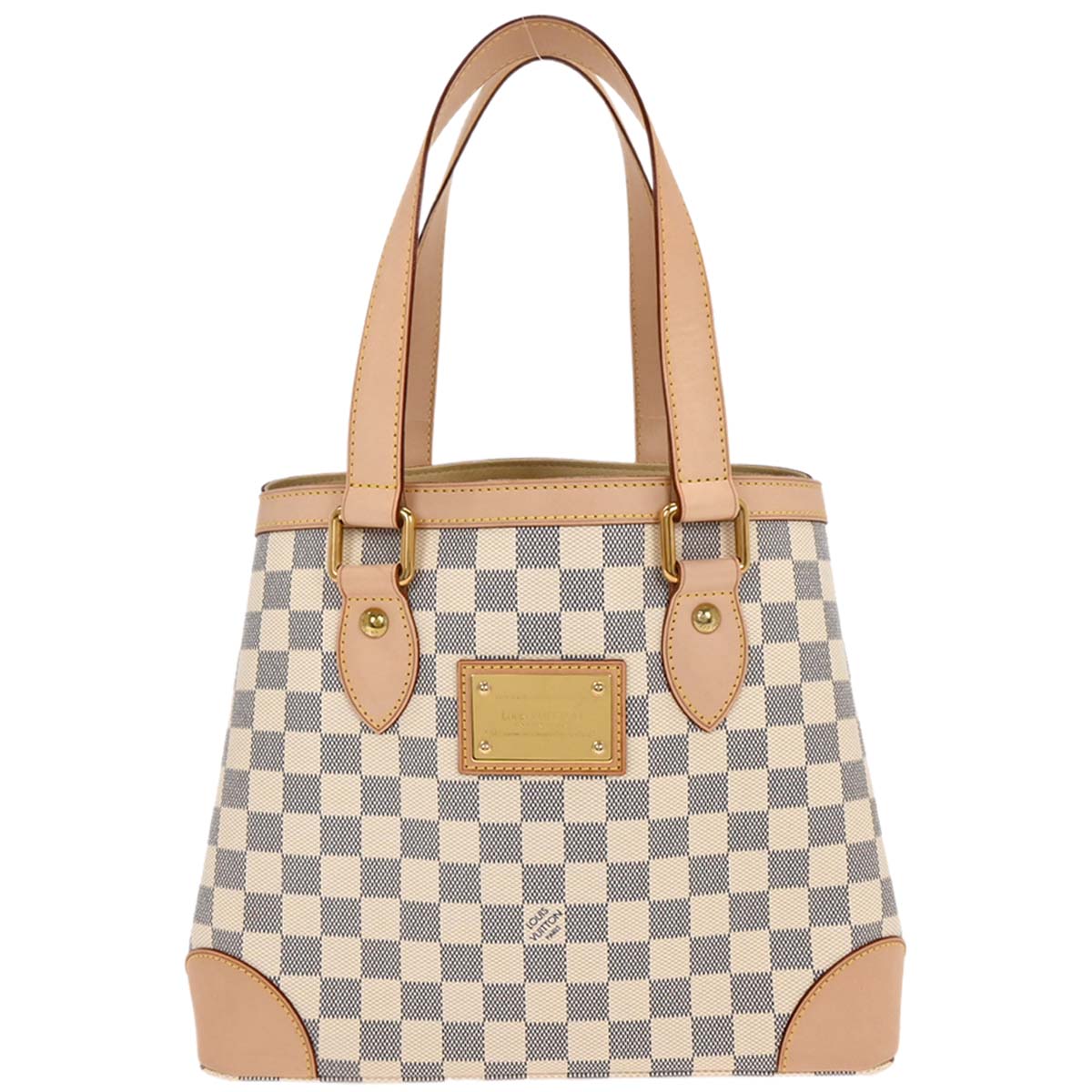 Louis Vuitton 2012 Damier Azur Hampstead PM Tote Handbag N51207