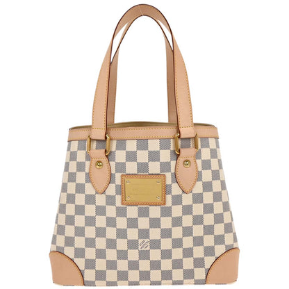 Louis Vuitton 2012 Damier Azur Hampstead PM Tote Handbag N51207
