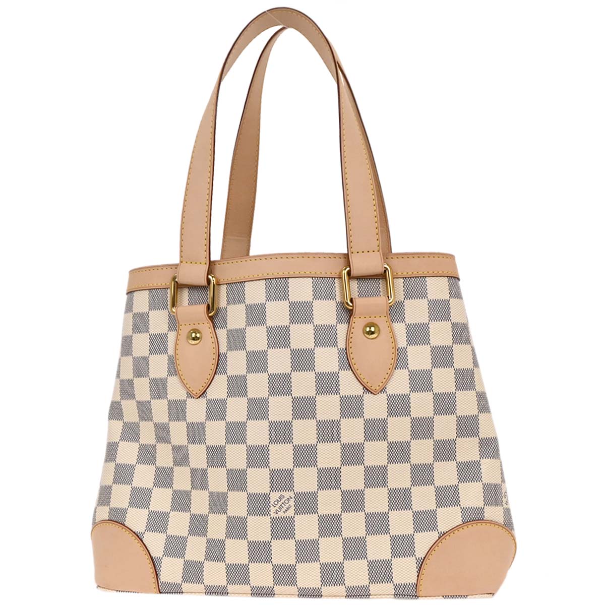 Louis Vuitton 2012 Damier Azur Hampstead PM Tote Handbag N51207