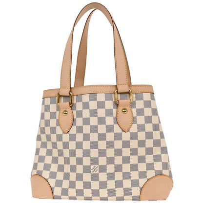Louis Vuitton 2012 Damier Azur Hampstead PM Tote Handbag N51207