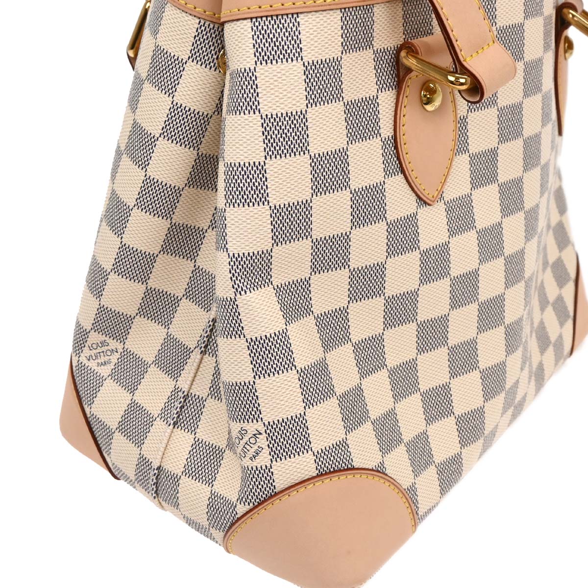 Louis Vuitton 2012 Damier Azur Hampstead PM Tote Handbag N51207