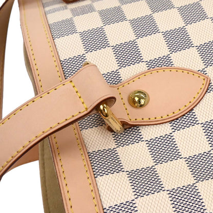 Louis Vuitton 2012 Damier Azur Hampstead PM Tote Handbag N51207