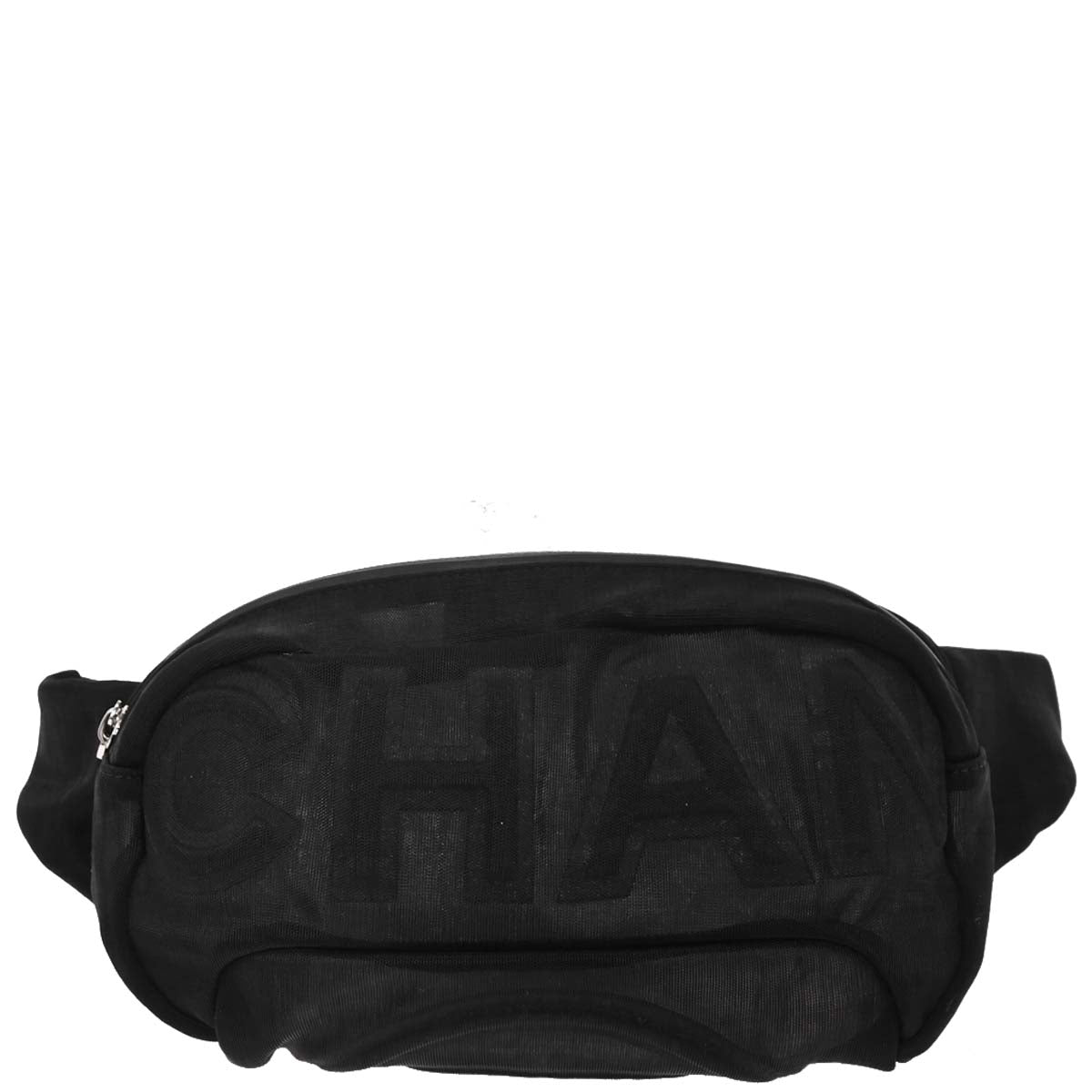 Chanel 2019 Black Mesh Bum Bag