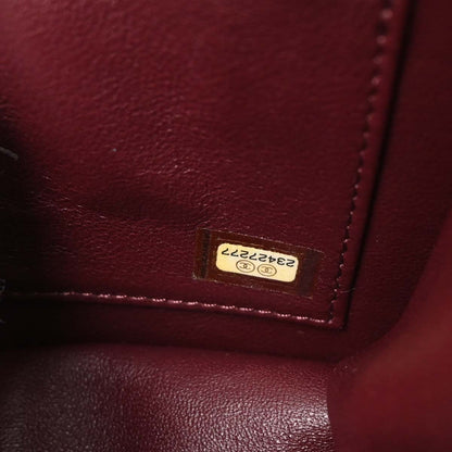 Chanel 2017 Navy Calfskin Chevron Shoulder Bag