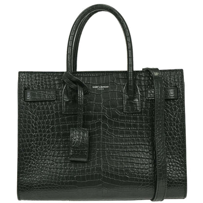 Saint Laurent Dark Gray Sac de Jour 2way Shoulder Handbag