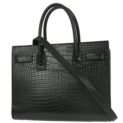 Saint Laurent Dark Gray Sac de Jour 2way Shoulder Handbag