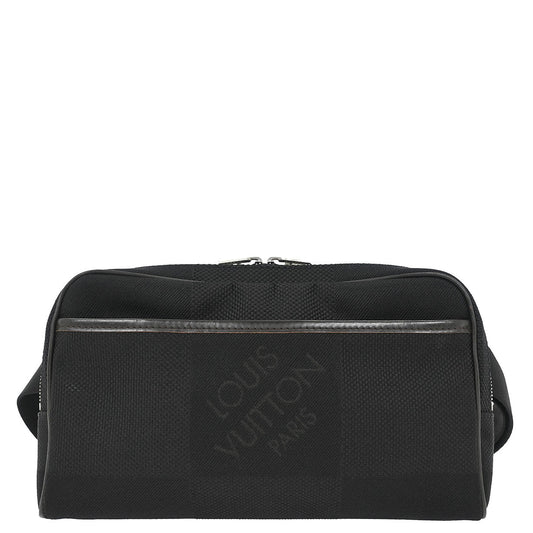 Louis Vuitton 2012 Black Damier Geant Acrobat Waist Bum Bag M93620