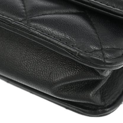 Chanel 2012-2013 Black Lambskin Classic WOC Wallet On Chain