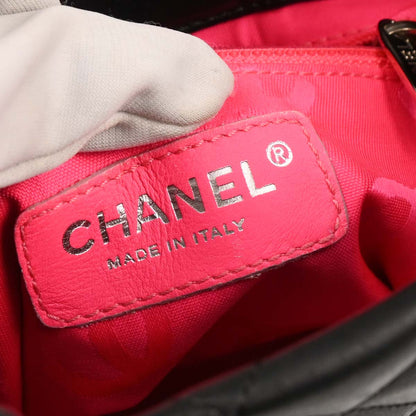 Chanel Black Calfskin Cambon Ligne Tote Handbag