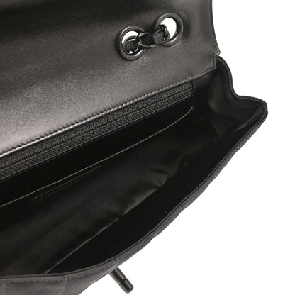 Chanel Black Nylon Travel Line Single Flap Shoulder Bag
