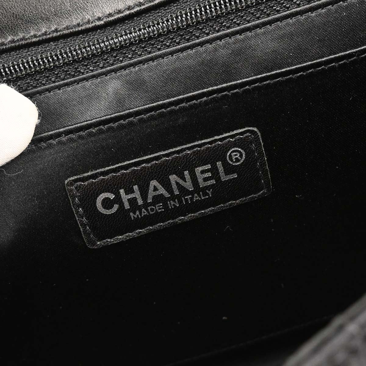 Chanel Black Nylon Travel Line Single Flap Shoulder Bag