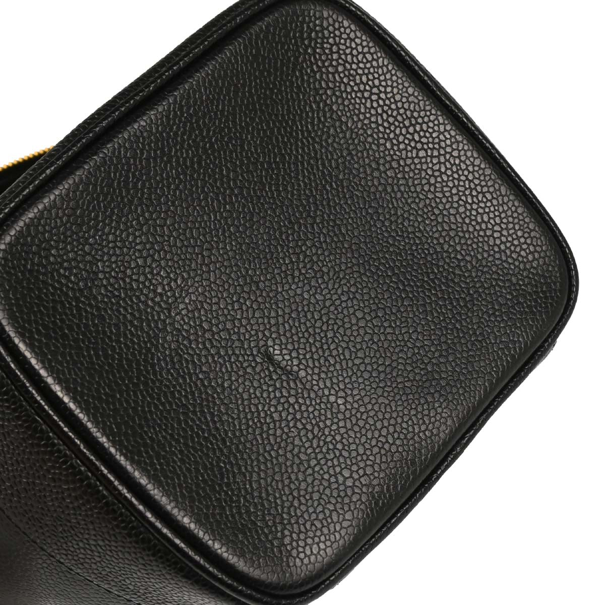 Chanel Black Caviar Timeless Vanity Handbag