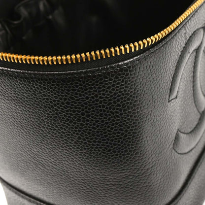 Chanel Black Caviar Timeless Vanity Handbag